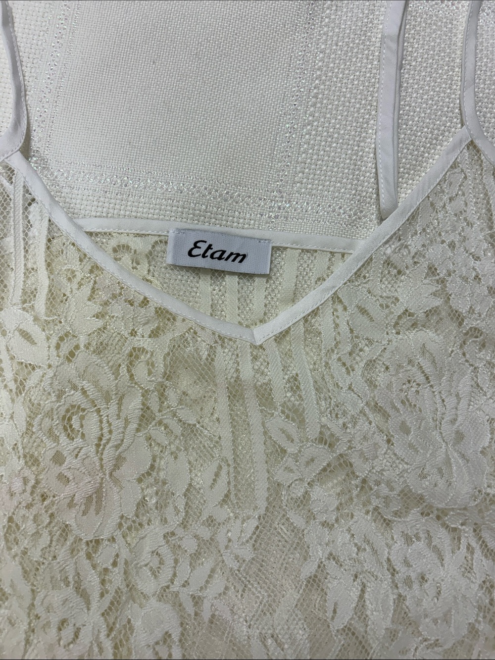 Lace Camisole in Cream - Delicate Women's Intimate Top set image 5